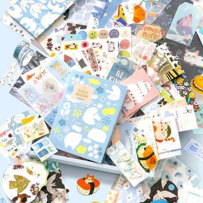 Set de papeleria Daily bloom-157 pzas