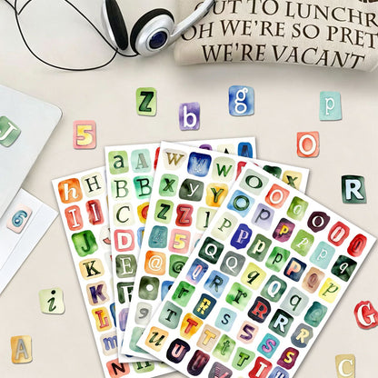 Set de stickers abecedario-20 planchas