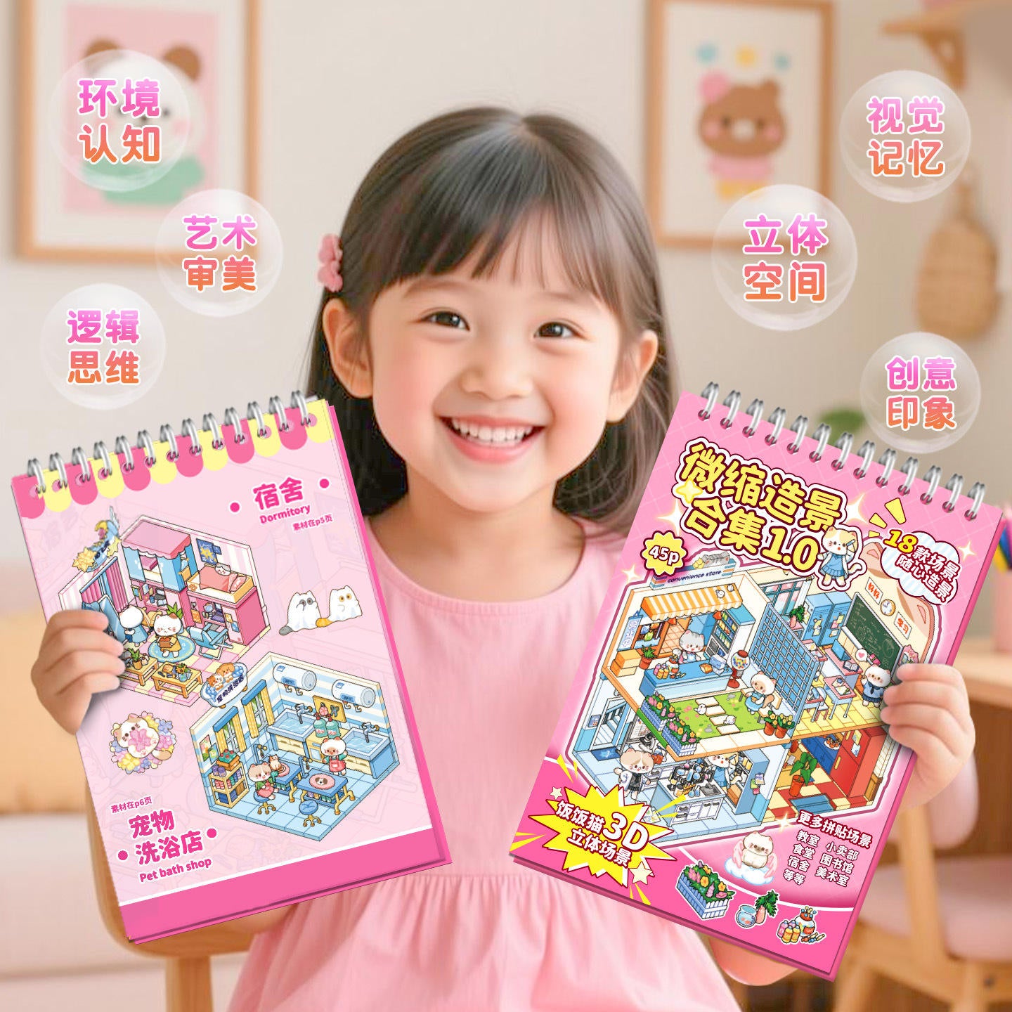 Libro cat 1.0 de 18 escenarios 3D A5