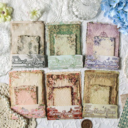 Papel texturizado vintage-10 pzas