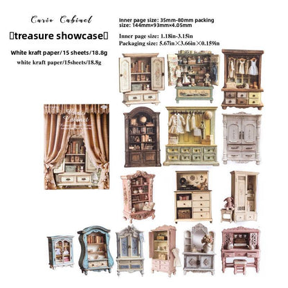 Stickers muebleria vintage-15 pzas