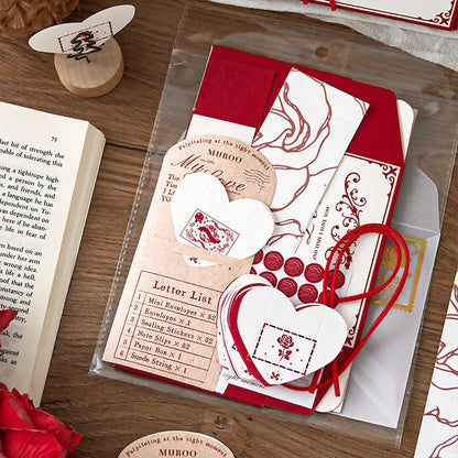 Set romantic para mini cartas-52 pzas