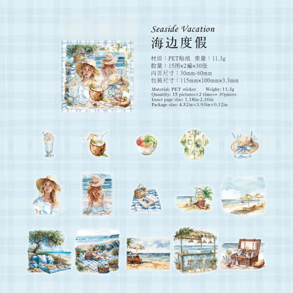Stickers picnic-30 pzas