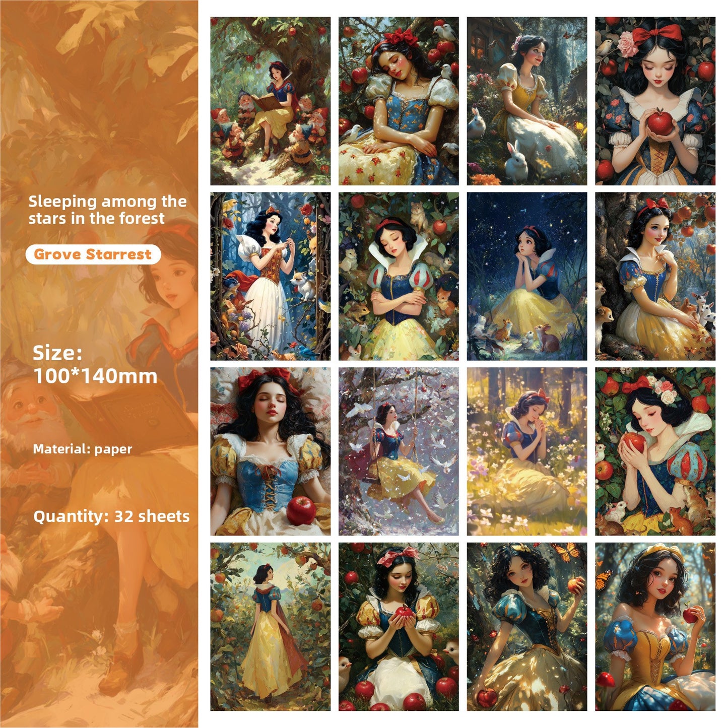 Papel fairy fantasy-32 pzas