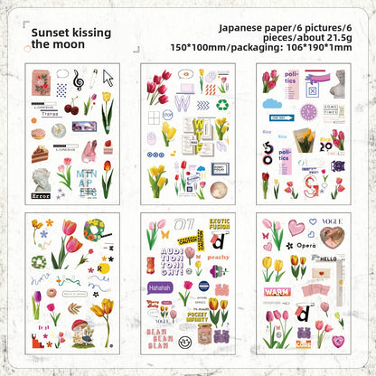 Stickers film cut-6 planchas