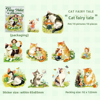 Stickers tiny tales-10 pzas