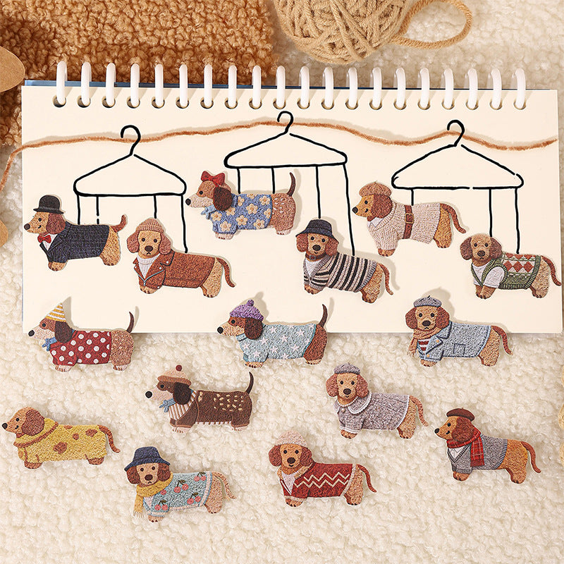Stickers animales de cartonaje-30 pzas