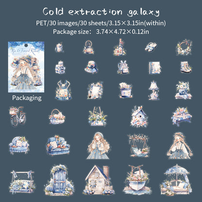 Stickers forest girls-30 pzas