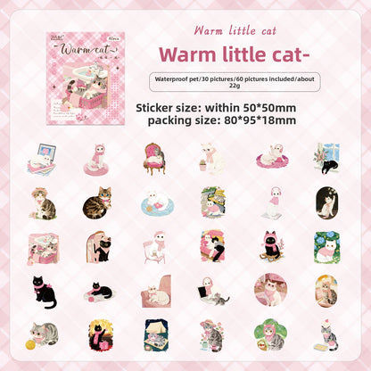 Caja de stickers kitty XL-60 pzas