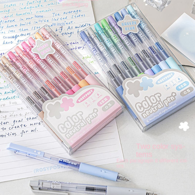 Set de lapiceros Rosy Posy-8 pzas