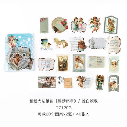 Stickers washi dreams-40 pzas