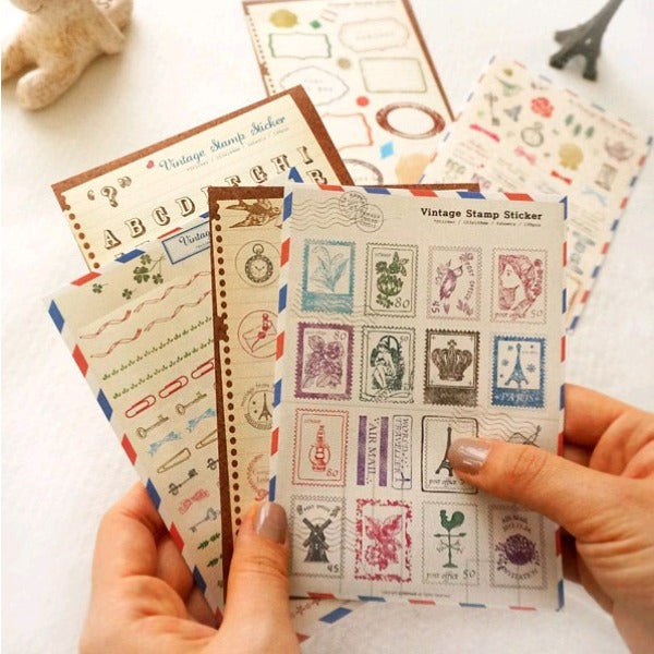 STICKERS POSTALES