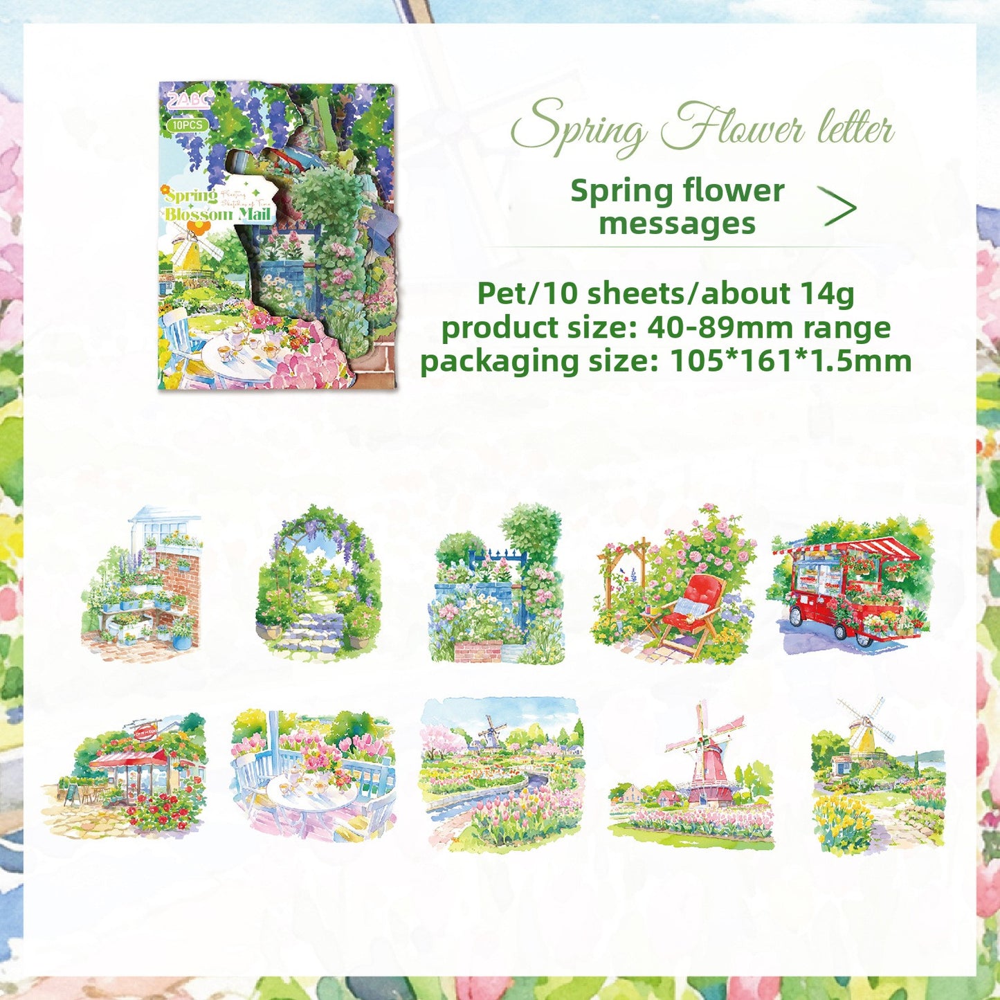 Stickers seasonal series-10 pzas