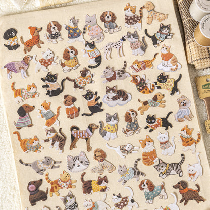 Stickers felt embroidery-20 pzas