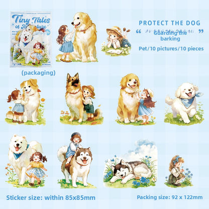 Stickers tiny tales-10 pzas