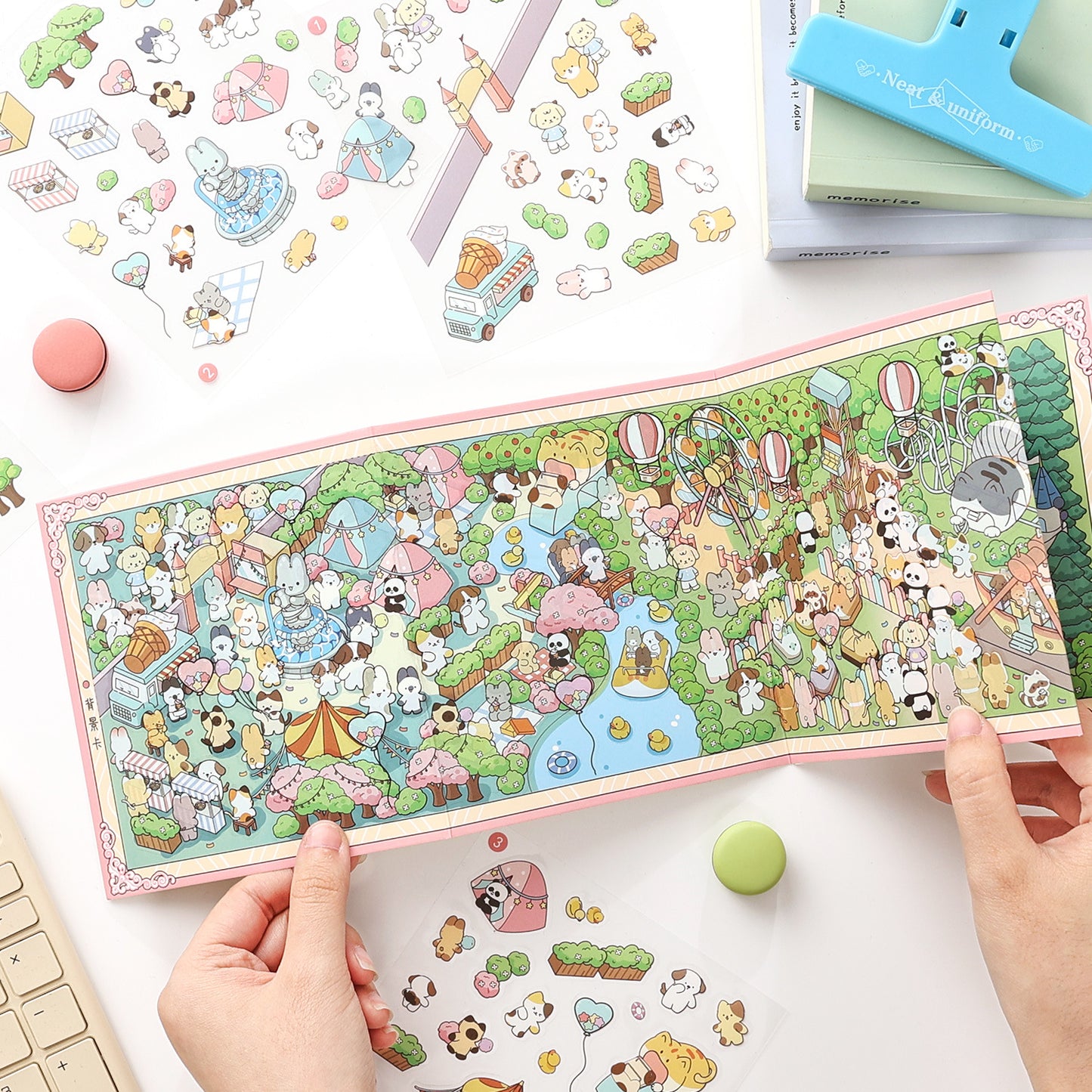 Set de escenario cute island