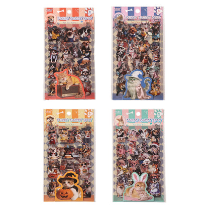 Stickers furry sweet-6 pzas