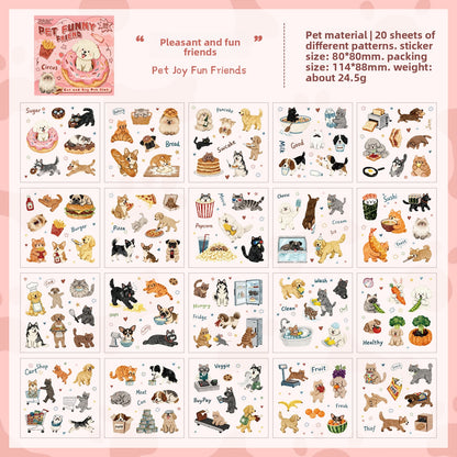 Librito cat and dog pet club-20 hojas