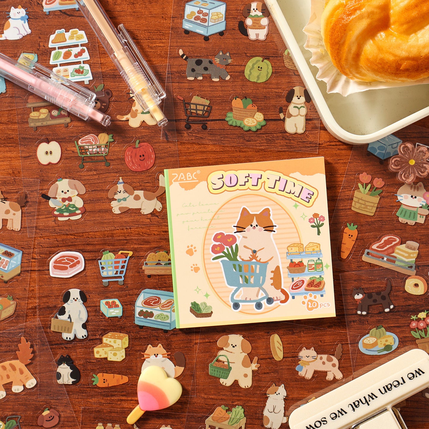 Block stickers cat-20 hojas