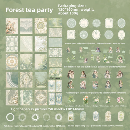 Set de papeleria Elegant waltz-130 pzas