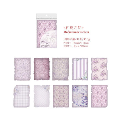 Papel vintage gentle breeze-30 pzas