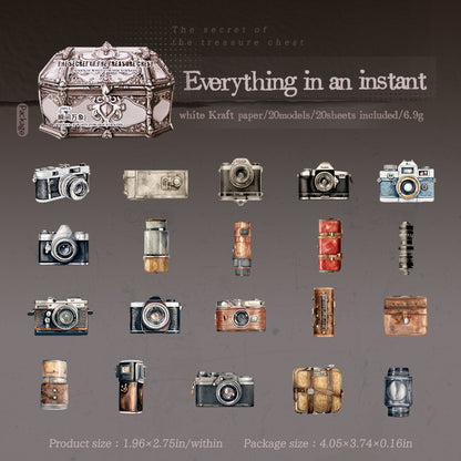 Stickers white cowhide-20 pzas