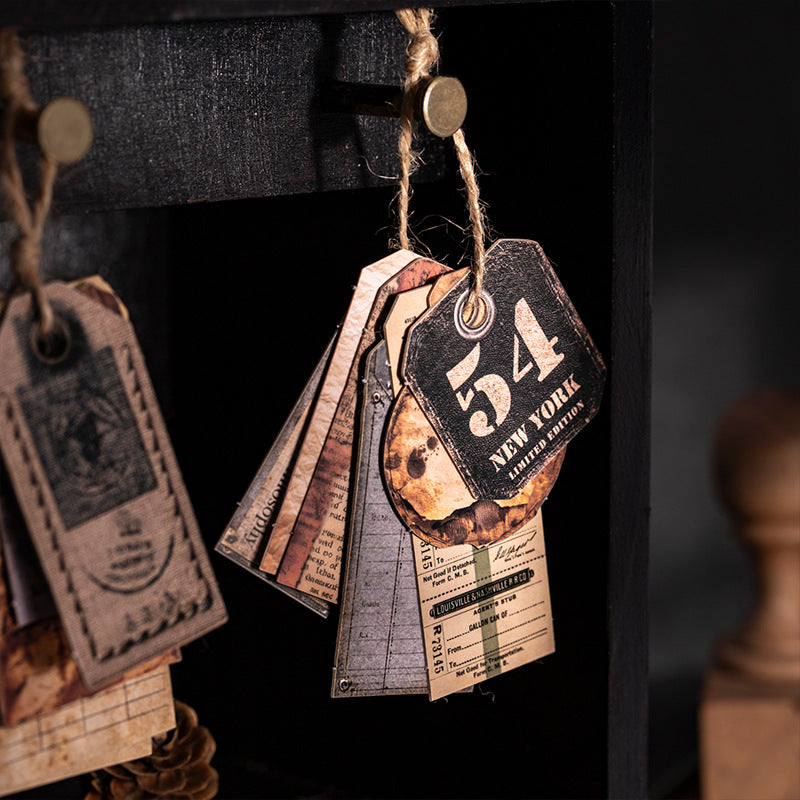 Stickers tag vintage-15 pzas