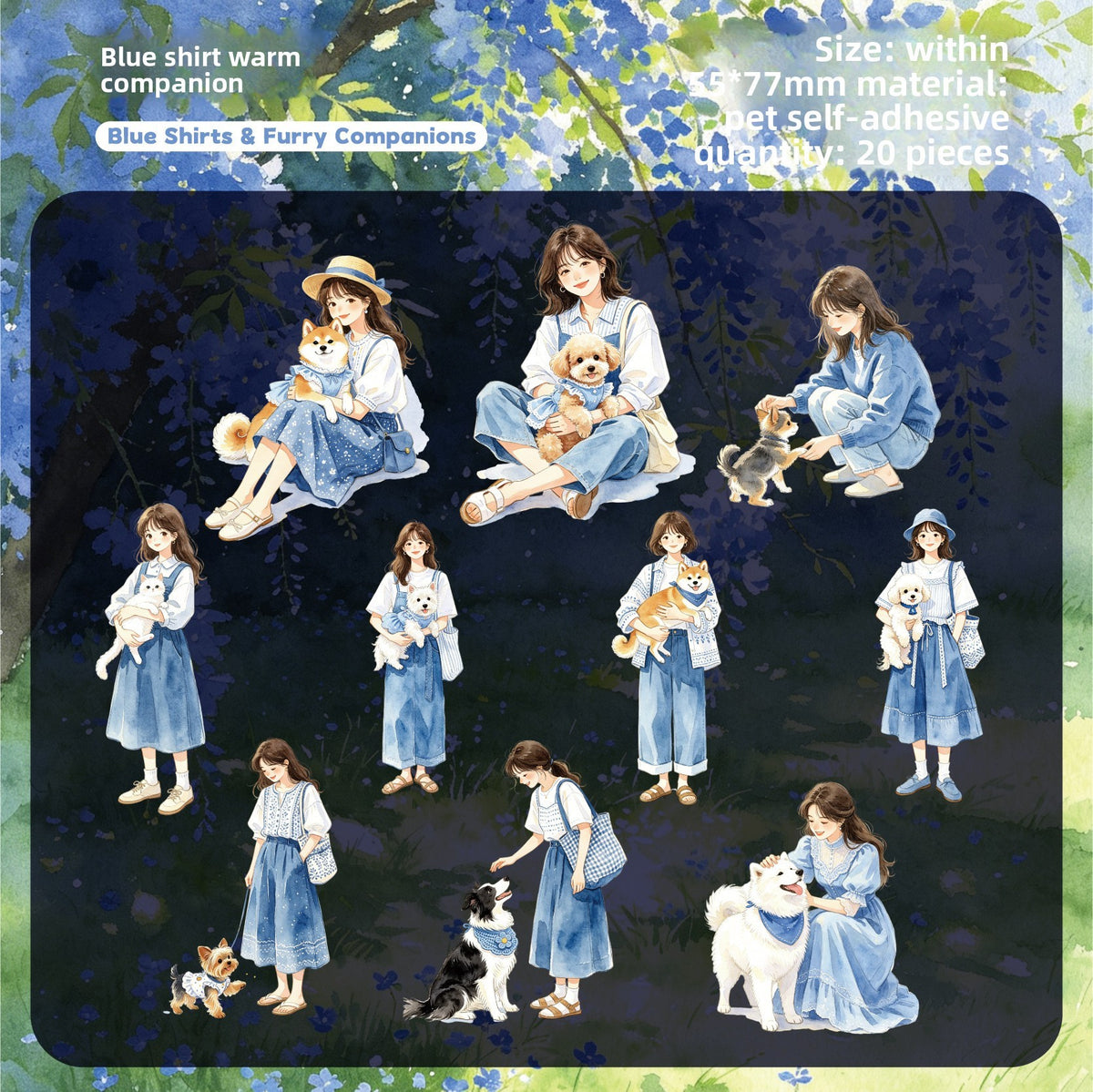 Stickers collect cuties-20 pzas