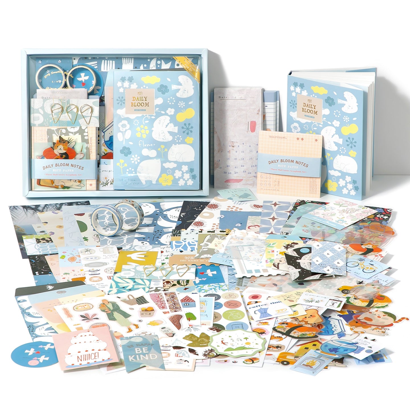 Set de papeleria Daily bloom-157 pzas