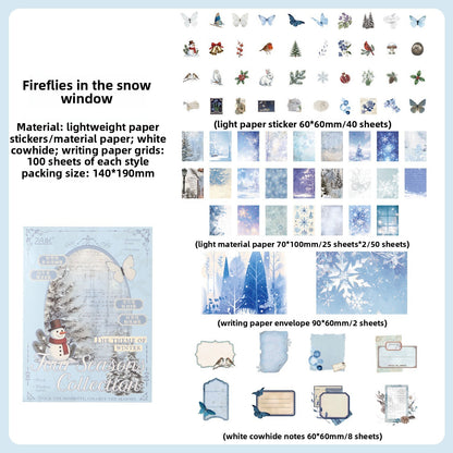 Set de papeleria Four seasons collection-100 pzas