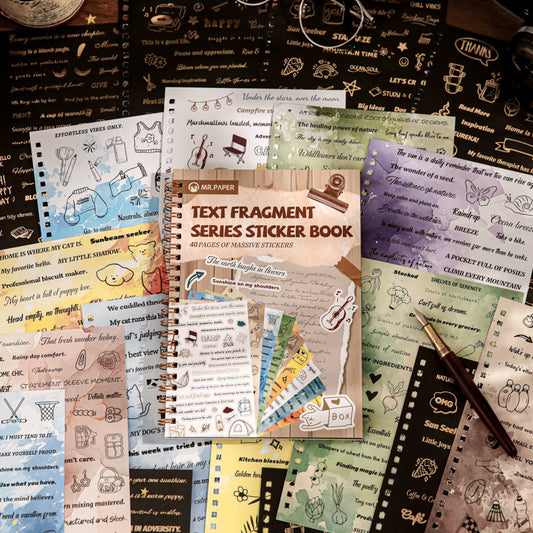 Libro stickers frases-24 hojas