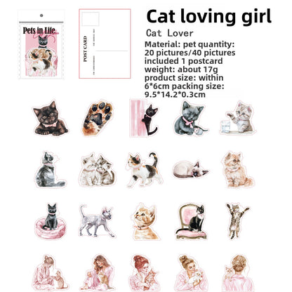 Stickers pets in life-40 pzas