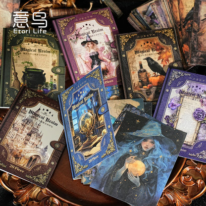 Papel magical realm-20 pzas