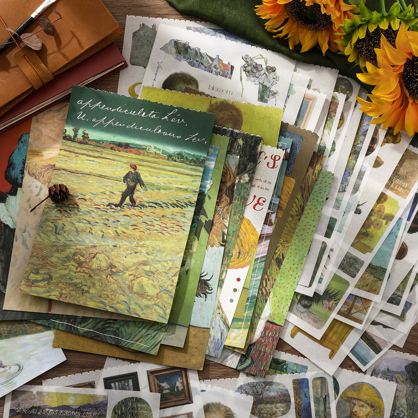 Block de stickers Van Gogh Impression-50 hojas