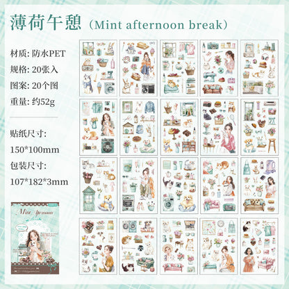 Libro de stickers cute pets-20 hojas