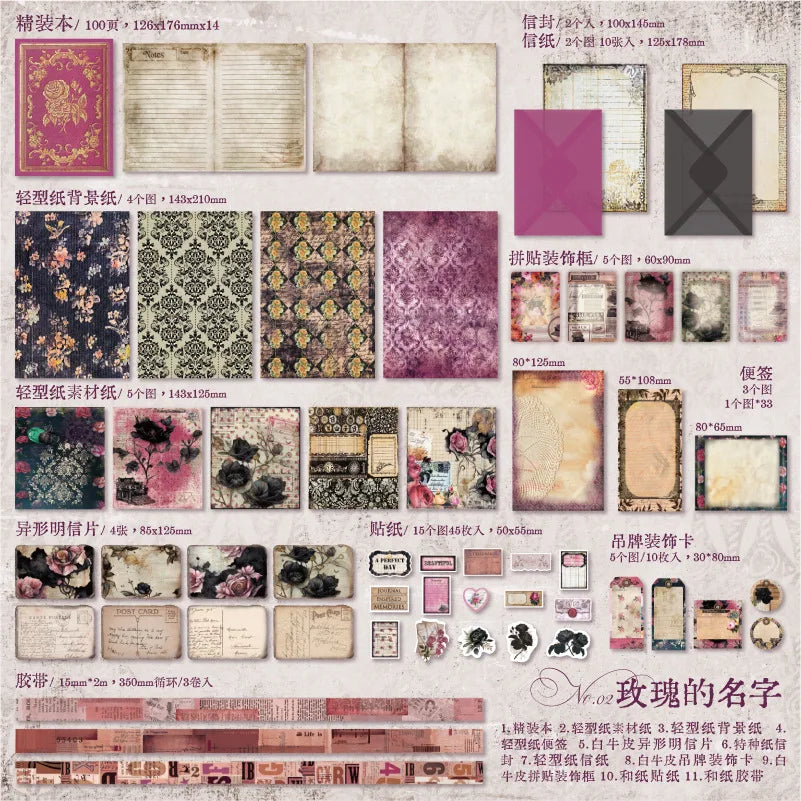 Set Journal Medieval-185 piezas