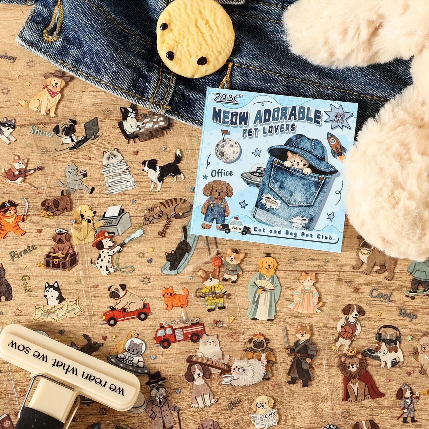 Librito cat and dog pet club-20 hojas
