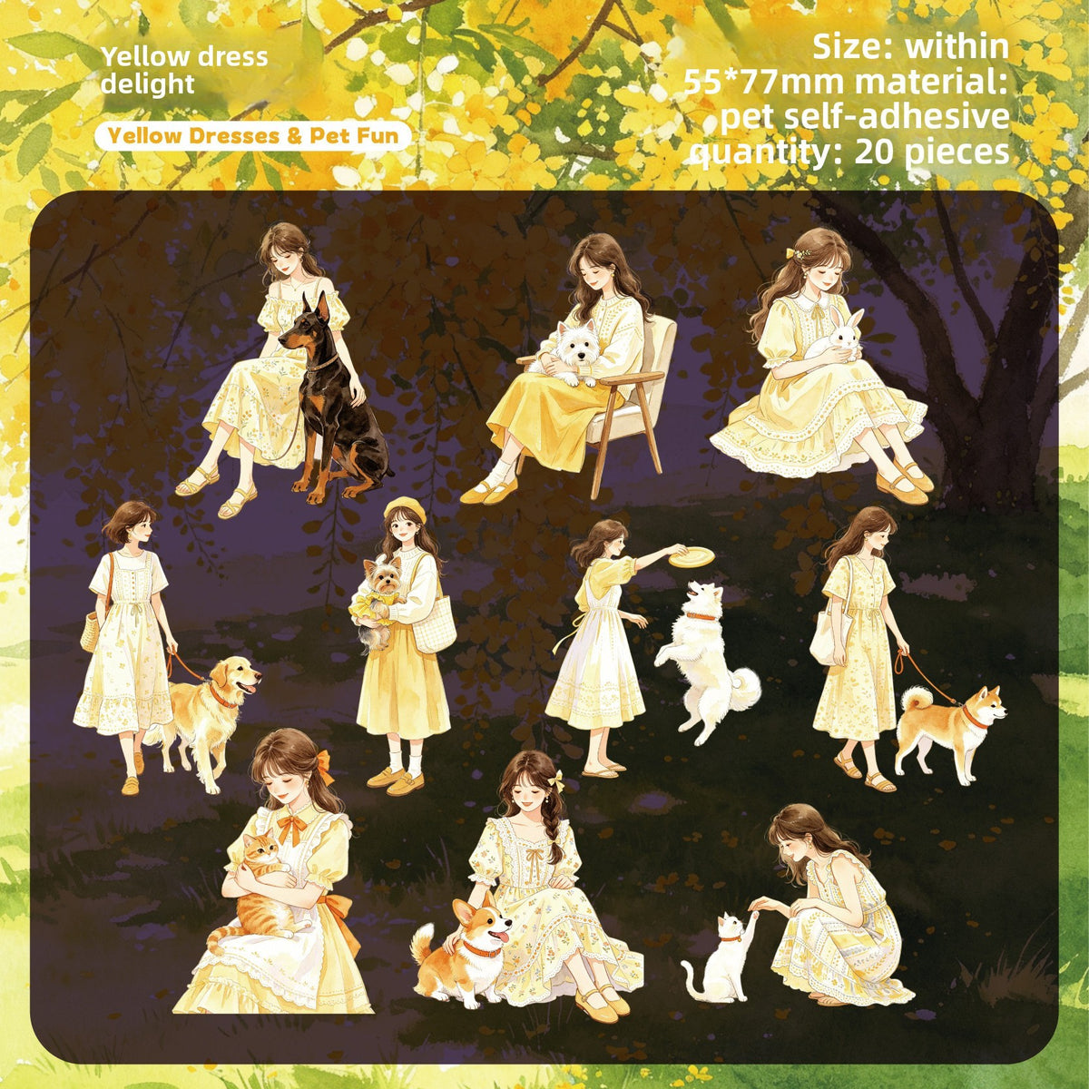 Stickers collect cuties-20 pzas
