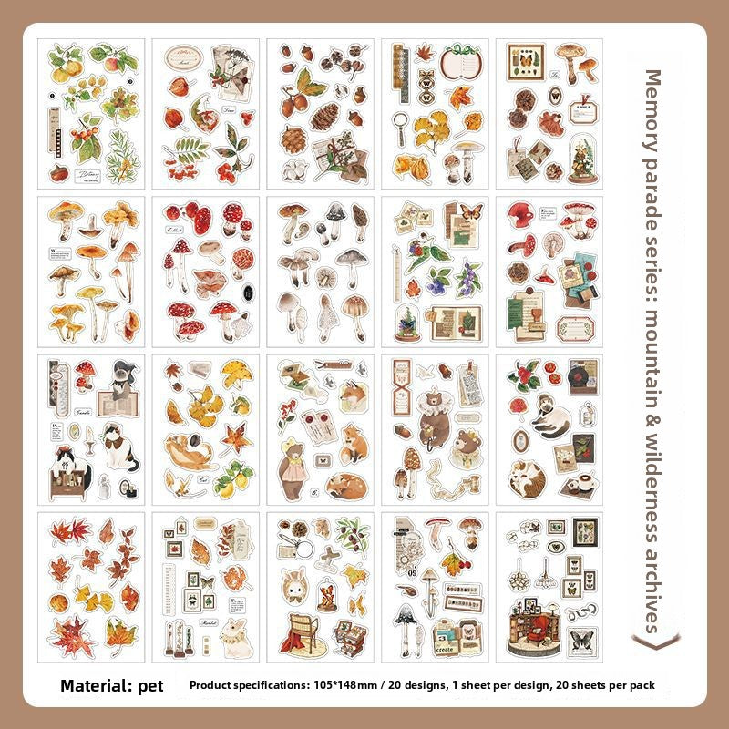 Libro stickers memory parade-20 hojas
