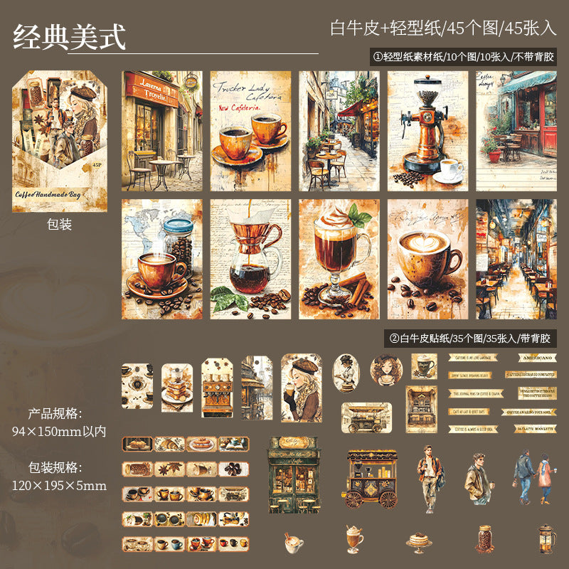 Set coffee handmade bad-45 pzas