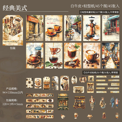 Set coffee handmade bad-45 pzas