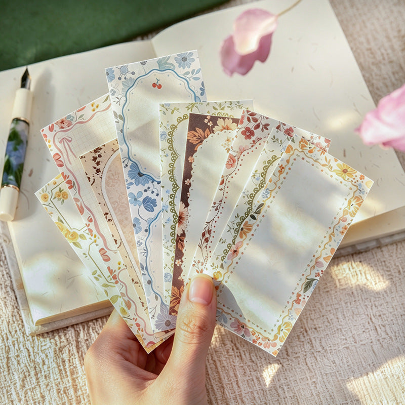 Notepad decopapel long strip-15 pzas