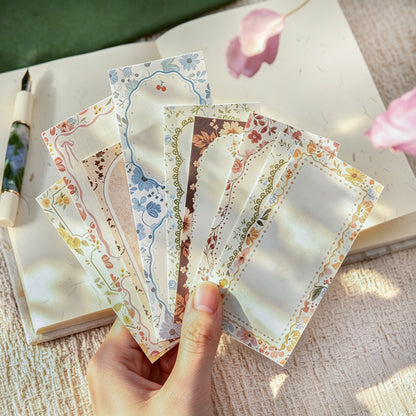 Notepad decopapel long strip-15 pzas