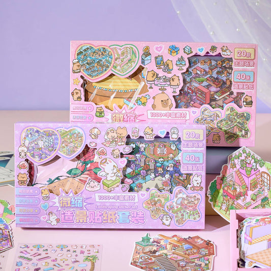Box de escenario animals-20 escenarios