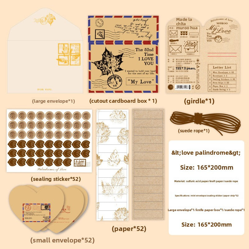 Set romantic para mini cartas-52 pzas
