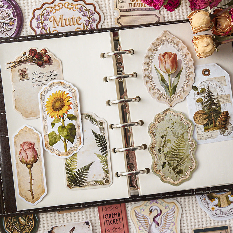 Stickers collector of antiques-40 pzas