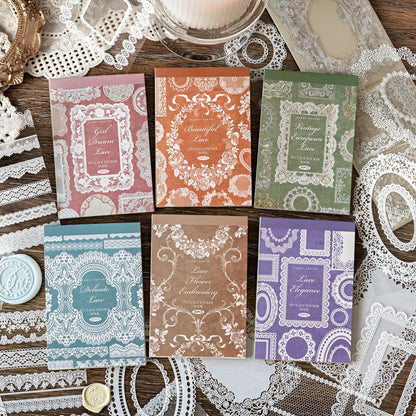 Block stickers pet encaje-30 pzas