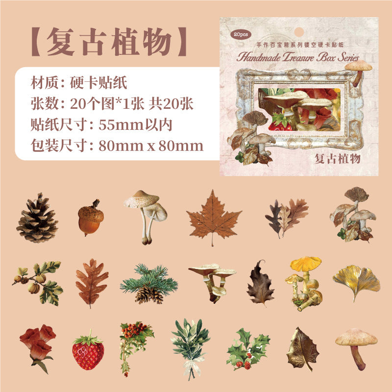 Stickers handmade treasure-20 pzas