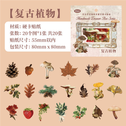 Stickers handmade treasure-20 pzas