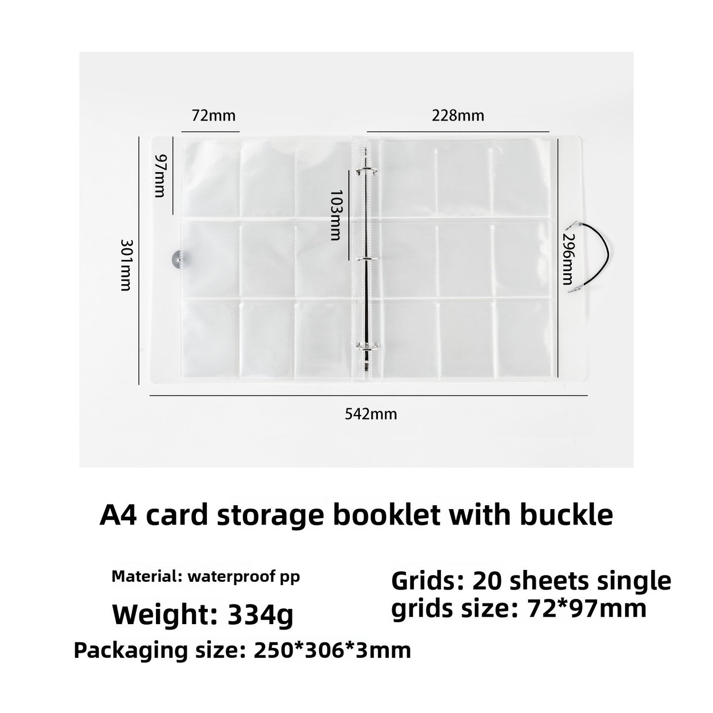 Organizador de stickers + 20 micas